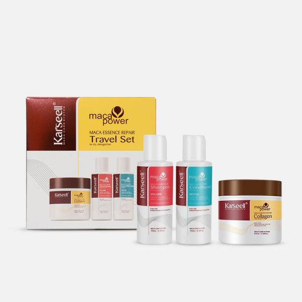 SET DE VIAJE MASCARILLA KARSEELL SHAMPOO Y ACONDICIONADOR